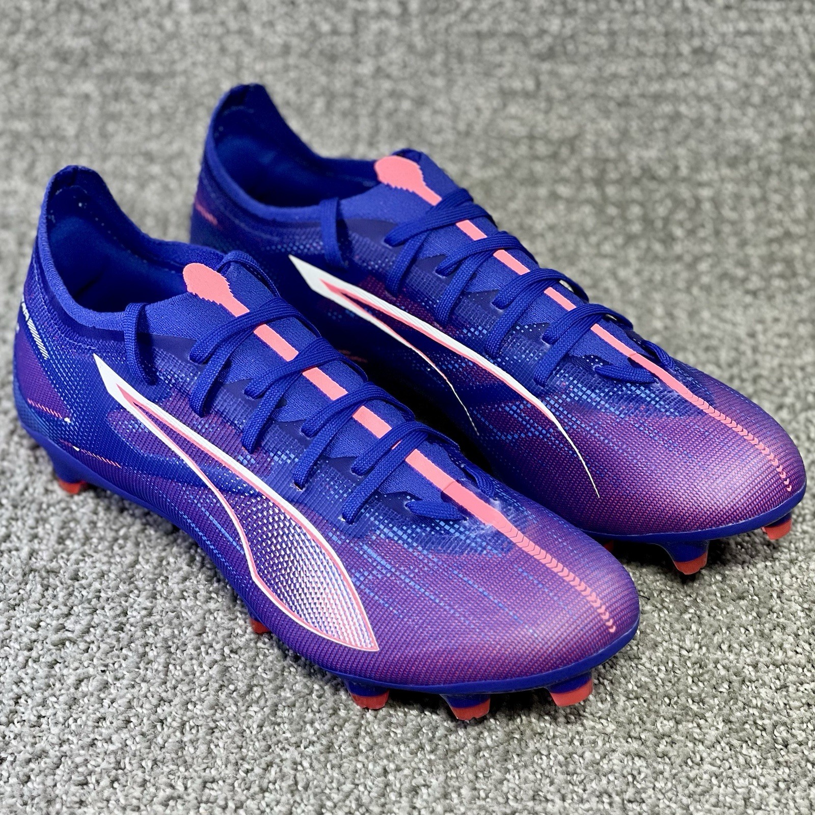 Puma Ultra 5 Match FG/AG Lapis Lazuli Sunset Glow Soccer Cleat 107687-01 Sz 8.5