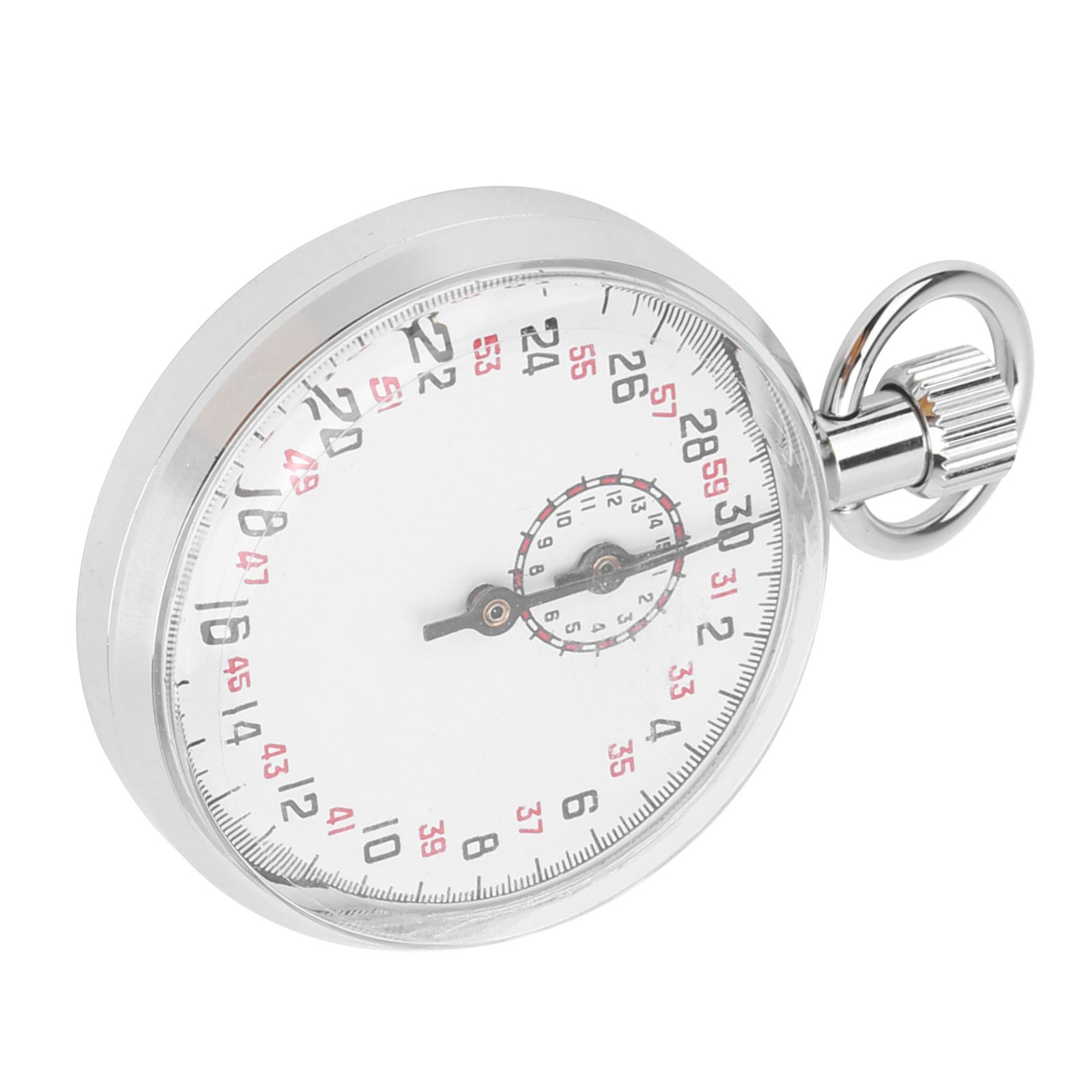 Mechanical Stopwatch Round Sports Chronograph Running Timer Physics Teaching Kit
