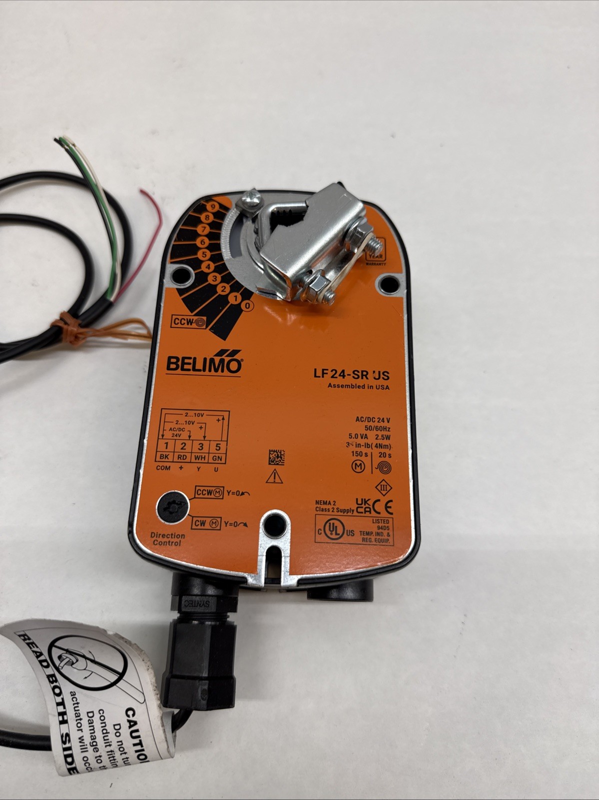 BELIMO LF24-SR US Spring Return Damper Actuator