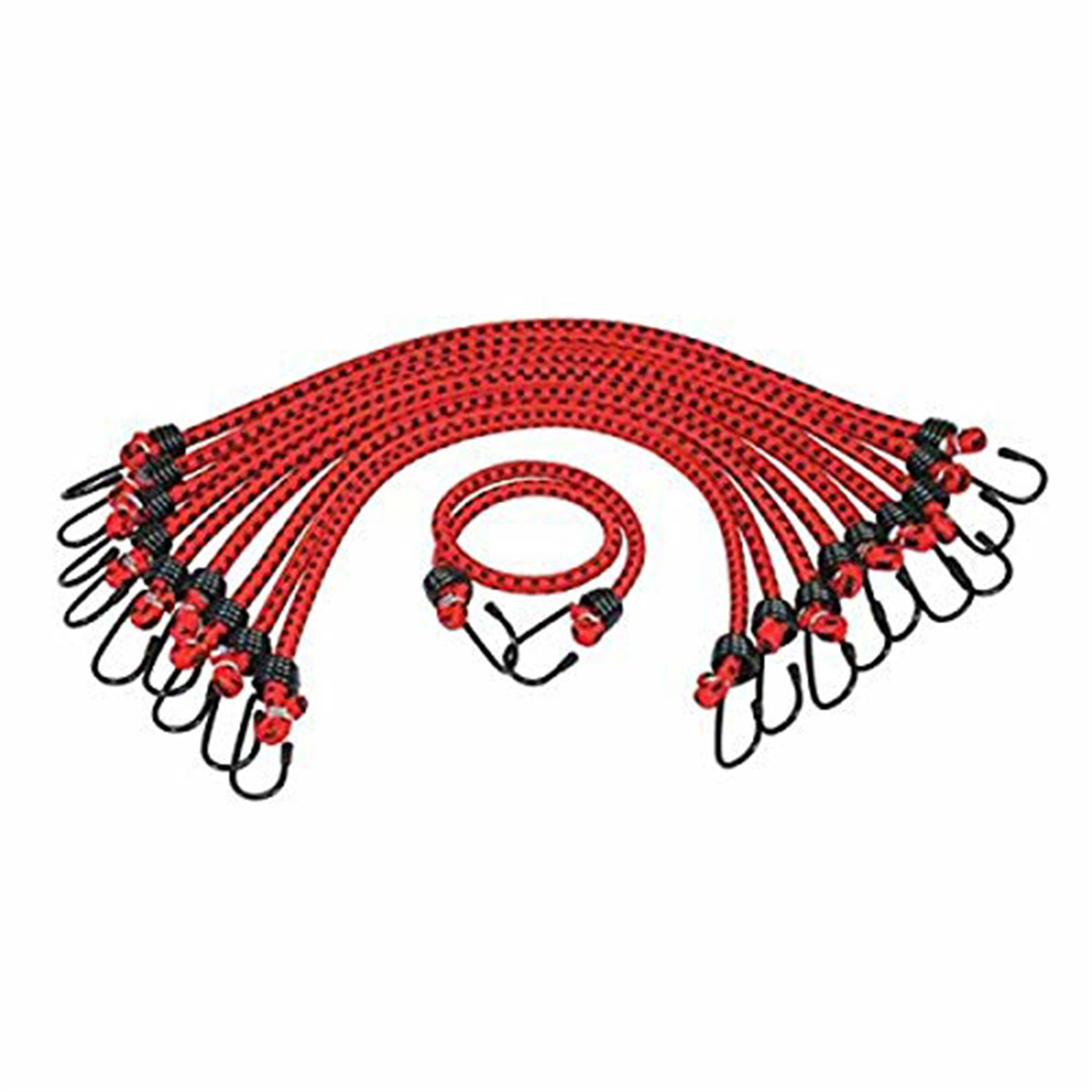 K-Tool 73833 10pk of 13/32" x 40" General Purpose Braided Bungee Cord