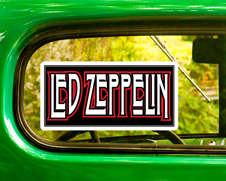 2 LED ZEPPELIN DECALs Sticker Bogo For Car Window Bumper Laptop Free Shipping