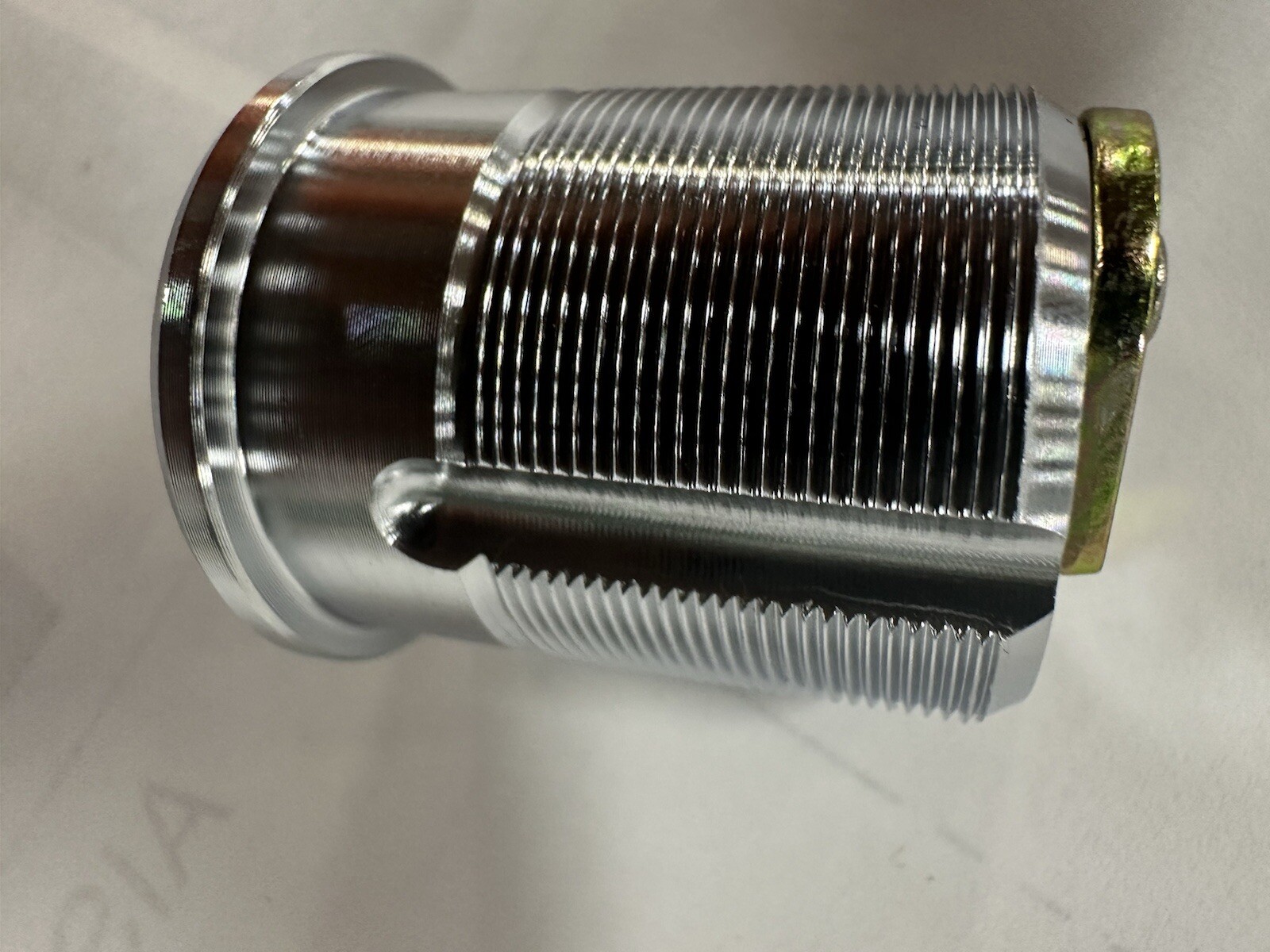 Mortise IC Core Cylinder with Removable Cam, 26d Finish Polished Chrome