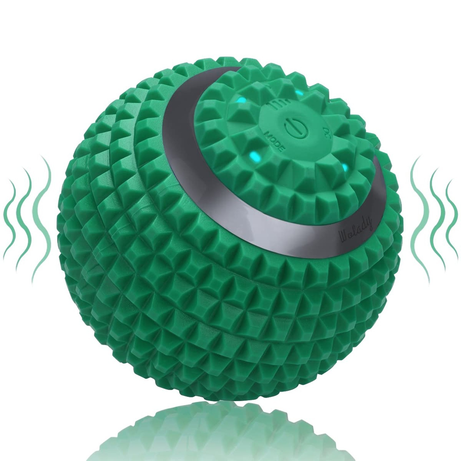 Vibrating Massage Ball 4-Speed High-Intensity Fitness Yoga Massage Roller, Re...