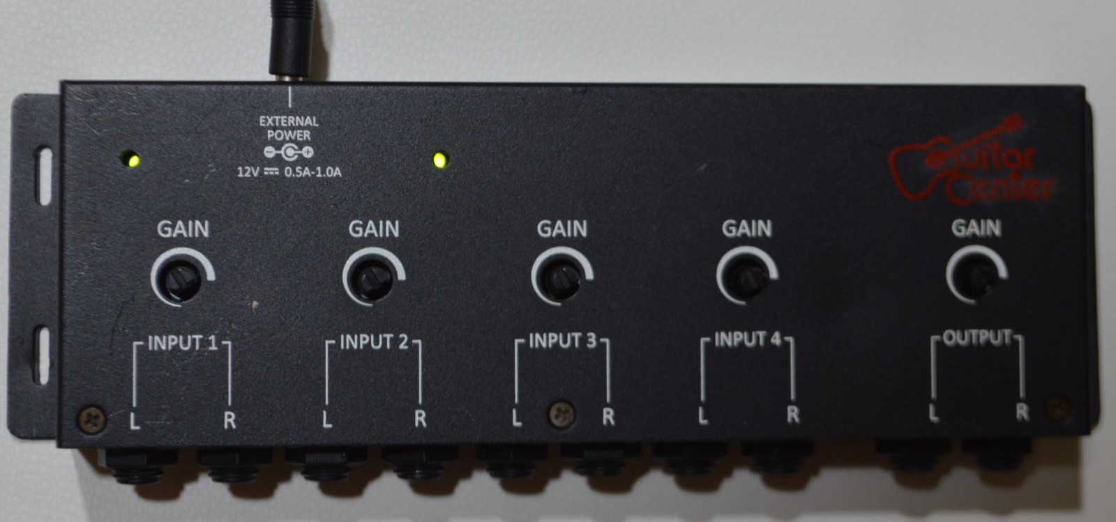 4-Channel Utility Mixer 2JW Guitar Center TESTED Power Cables Included