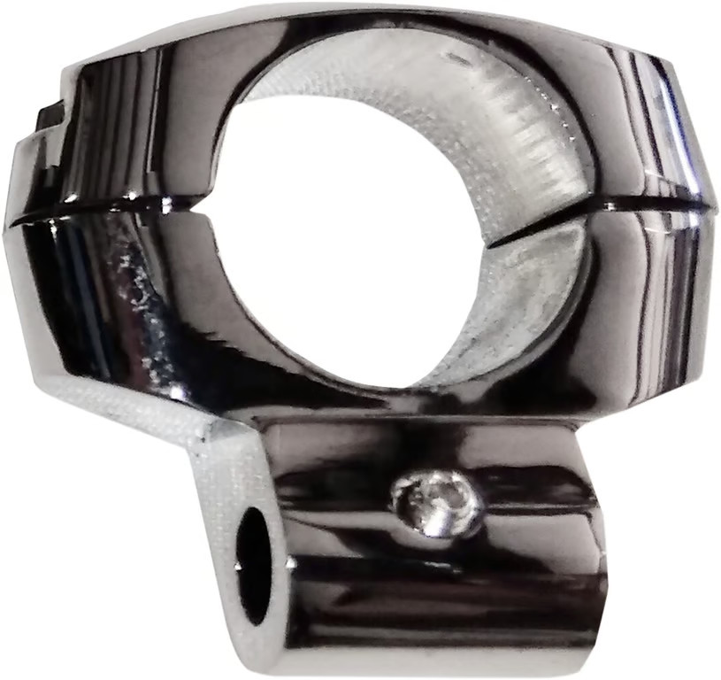 Ultracool 1in. Handlebar LED Clamp - Gloss Black Motorcycle Street Bike AC-20BC