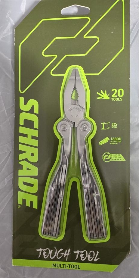 Schrade Tough Tool Multi Tool w/ Sheath Stainless Steel Pliers Knife EDC
