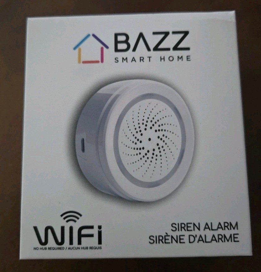 Bazz Smart Home Siren Larm WIFI ALRMWFW1 NEW