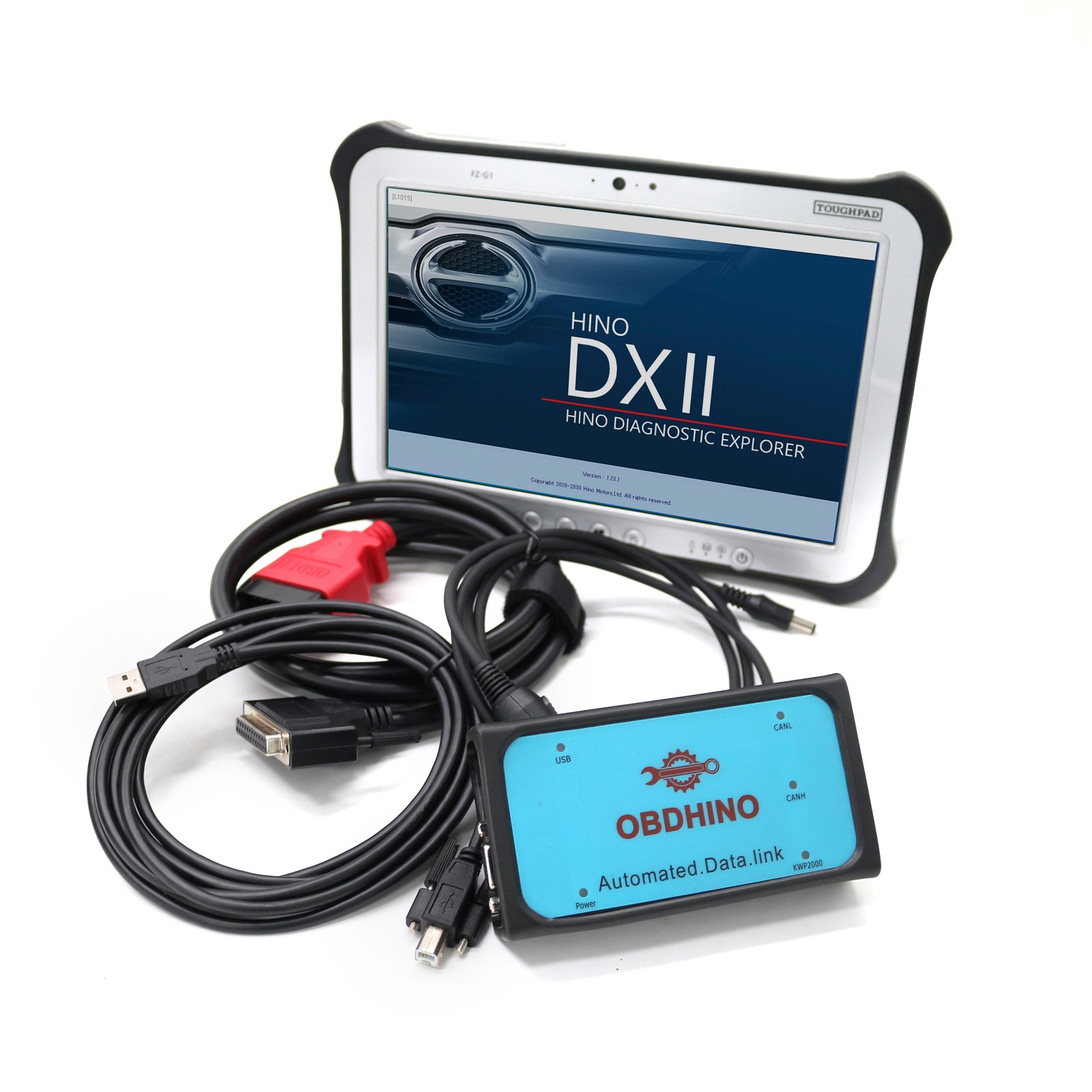 for Hino Diagnostic eXplorer II Kobelco Excavator Diagnostic Tool With Tablet