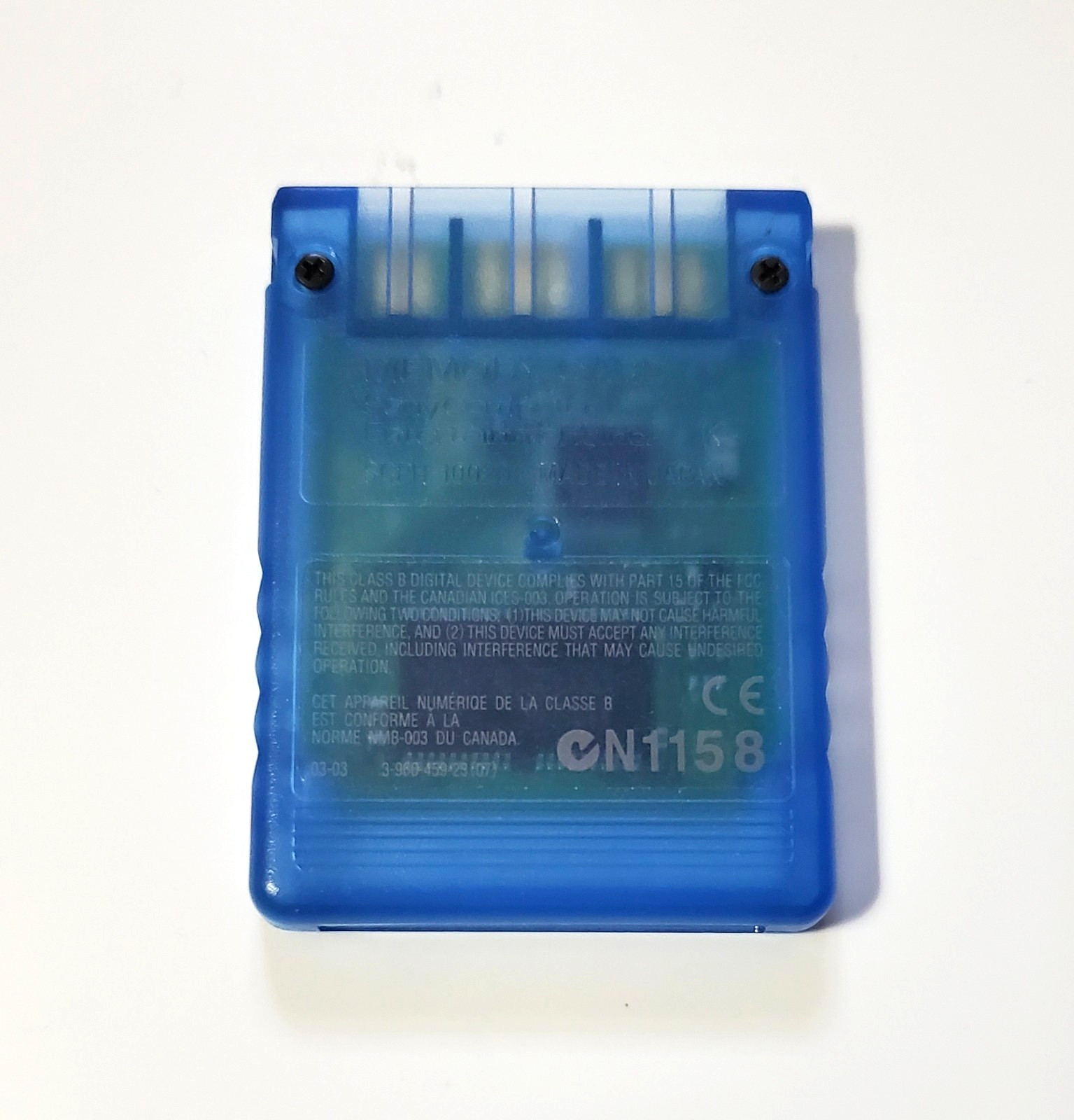 Sony PlayStation 2 Memory Card PS2 MagicGate 8MB SCPH-10020 Blue