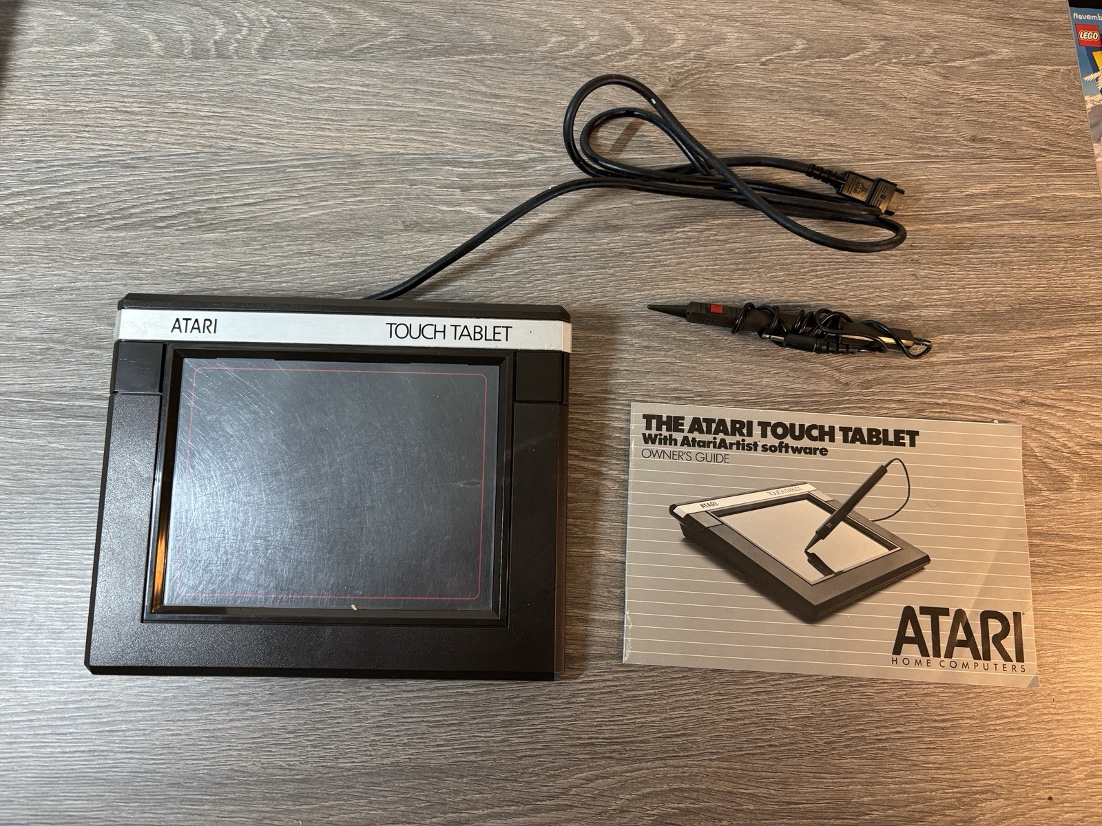 Untested Atari Touch Tablet Computer CX77 Missing Atari Artist software.