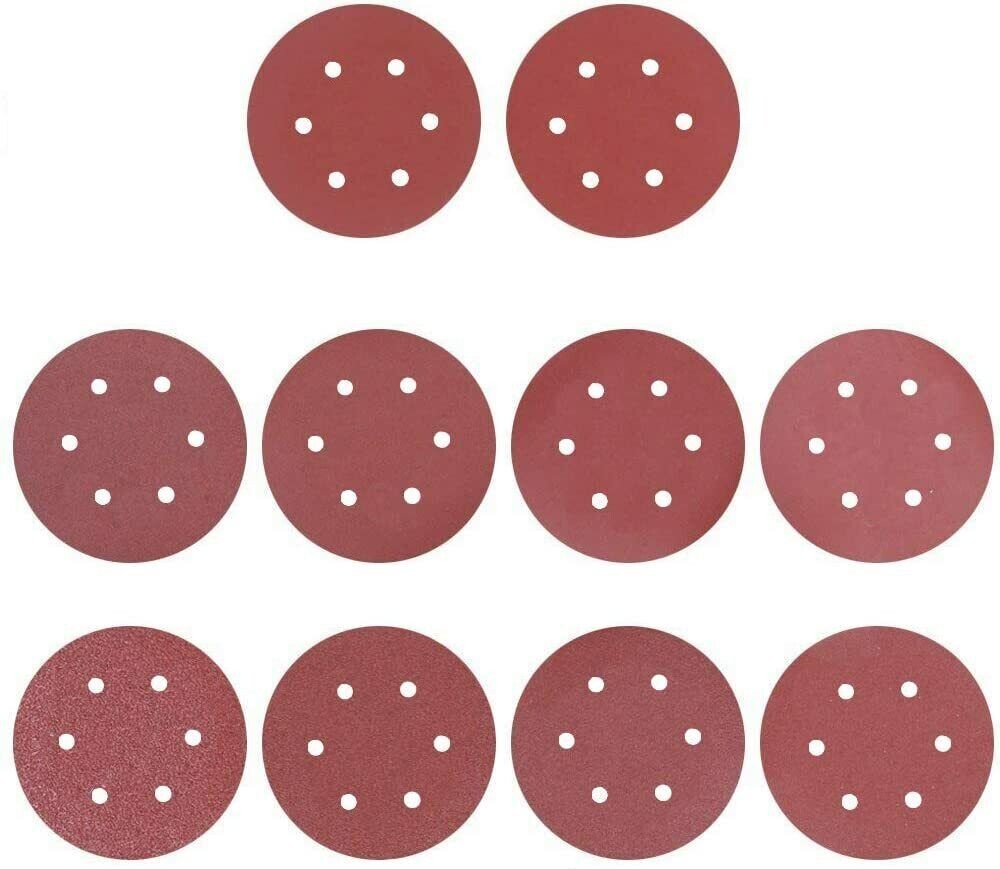 10 Pcs 9 Inch 150 Grit Disk Sanding Paper for ALEKO Drywall Sander with 6  hole