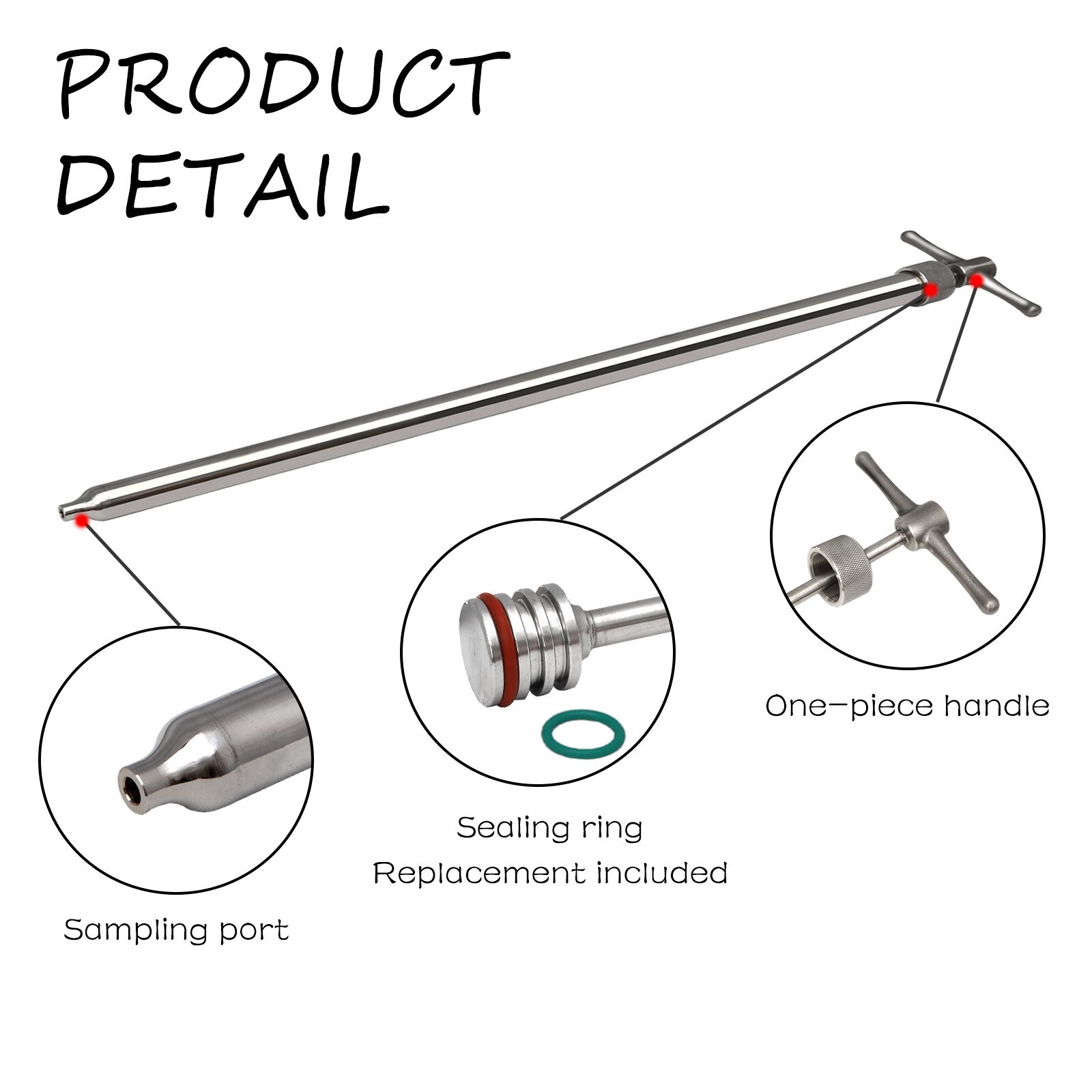 Drum Thief Sampler, Liquid Samplers are Designed to Extract Samples from Drums