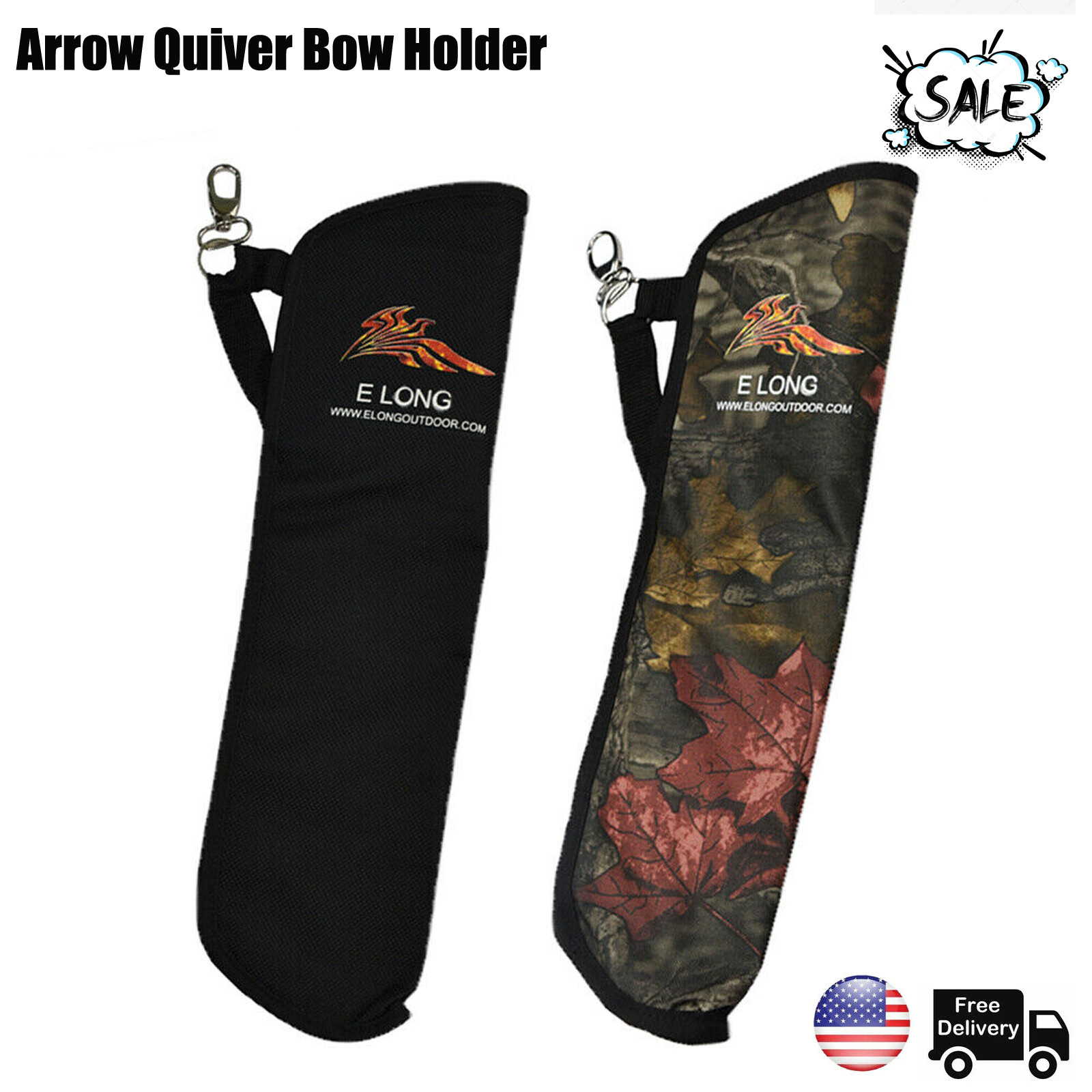 Portable Arrow Quiver Bow Holder Easy Carrier Bag Target Shooting Outdoor Hunter