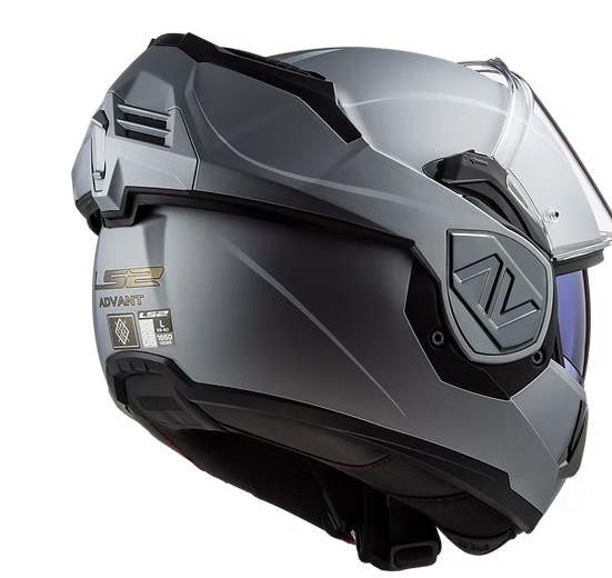 LS2 Advant KPA Matte Silver Helmet Small 906-1132