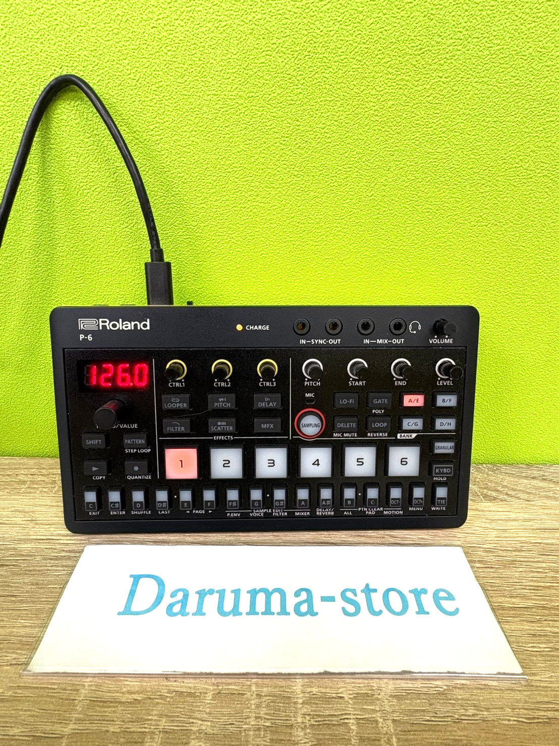 Roland P-6 Compact Creative Sampler from JAPAN Tested
