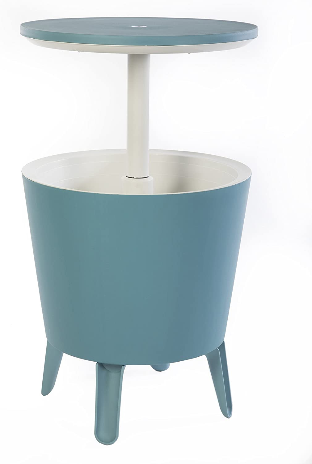 Modern Cool Bar Outdoor Patio Furniture and Hot Tub Side Table with 7.5 Gallon B