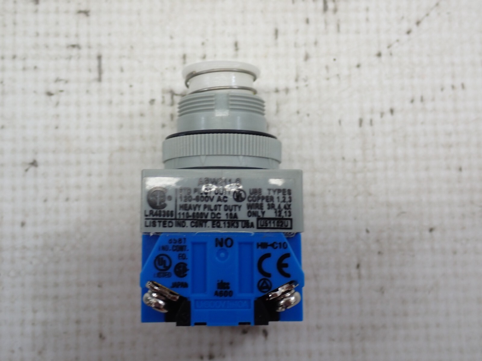 IDEC ABW211-G Green Pushbutton 120-600V AC
