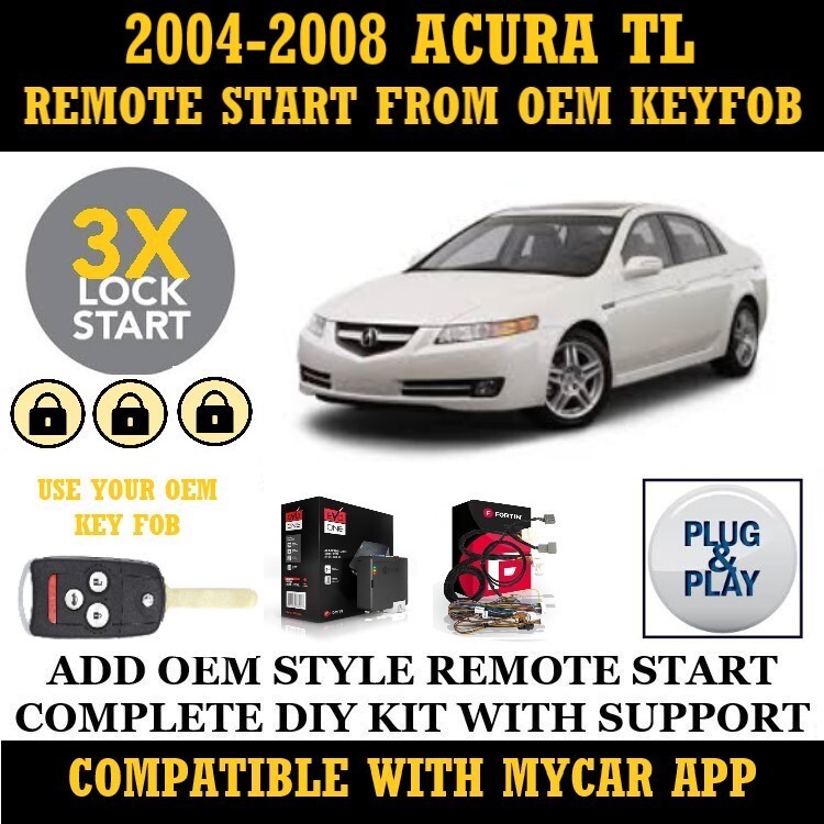 2004-2008 ACURA TL 3X Lock Plug and Play Remote Starter