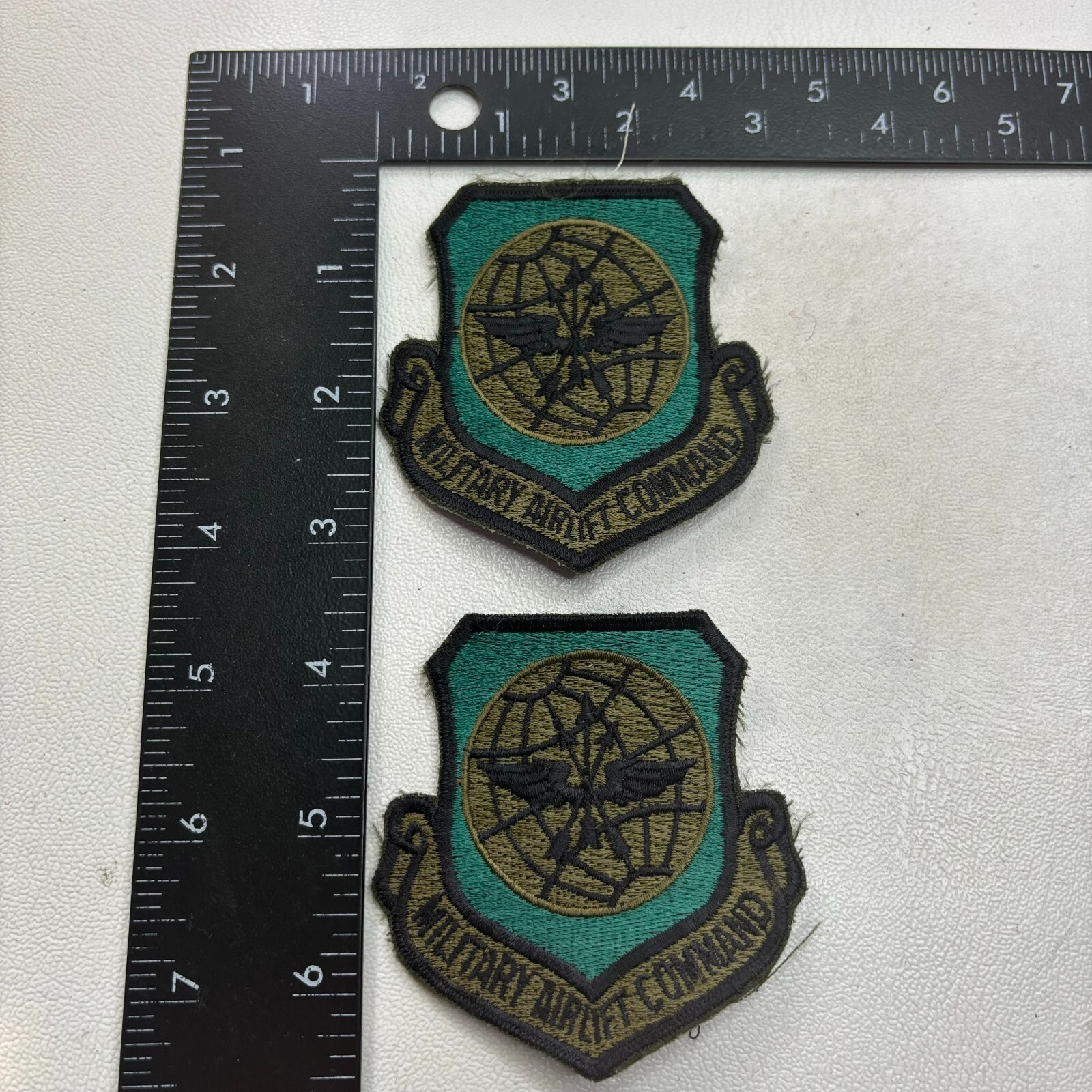 2 Patches Bundle Military Patch MILITARY AIRLIFT COMMAND US AIR FORCE 00Z5