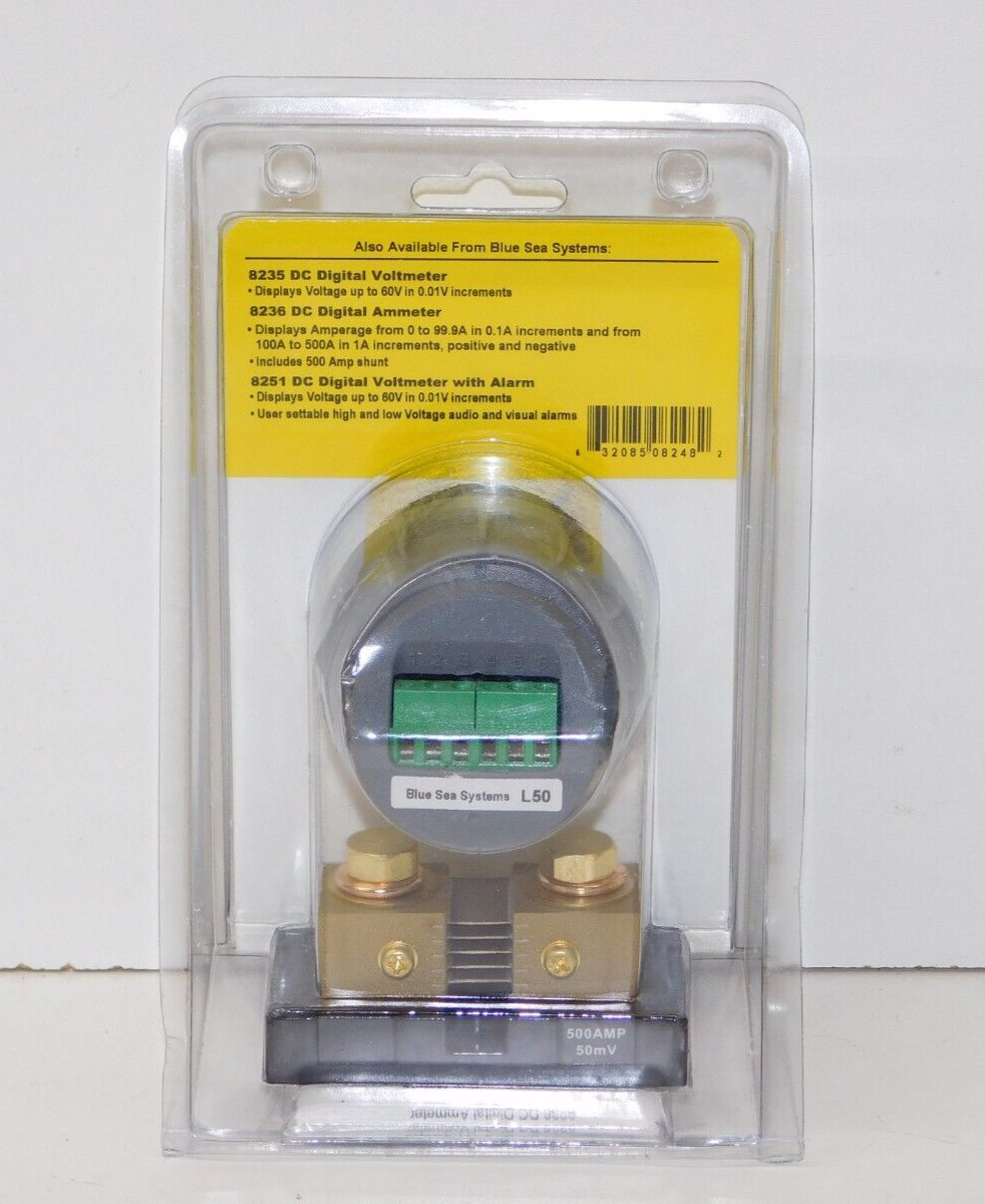 New Blue Sea 8248 DC Digital Multimeter Alarm Display Multi Function Marine Boat