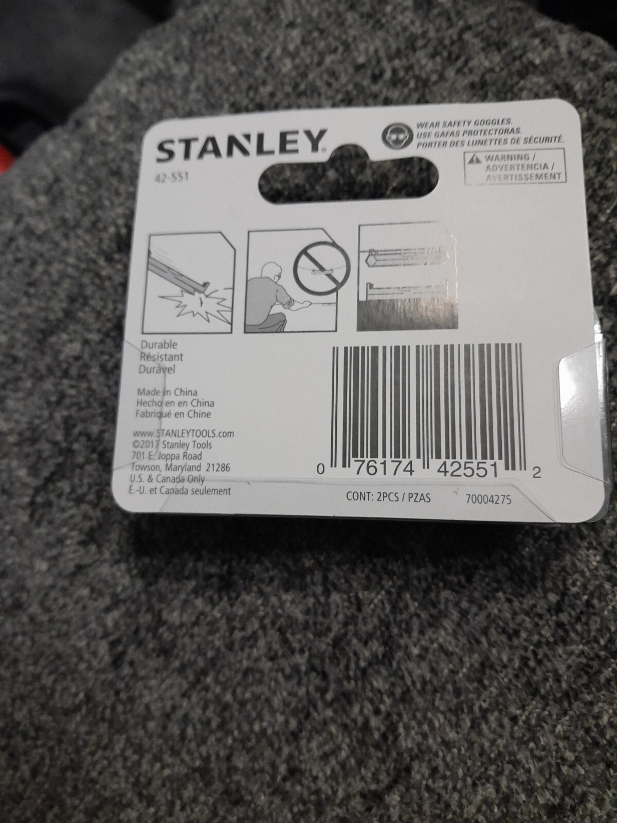 2Pack Line Level Stanley Model # 42-551 Durable NEW/ Camping , Carpentry