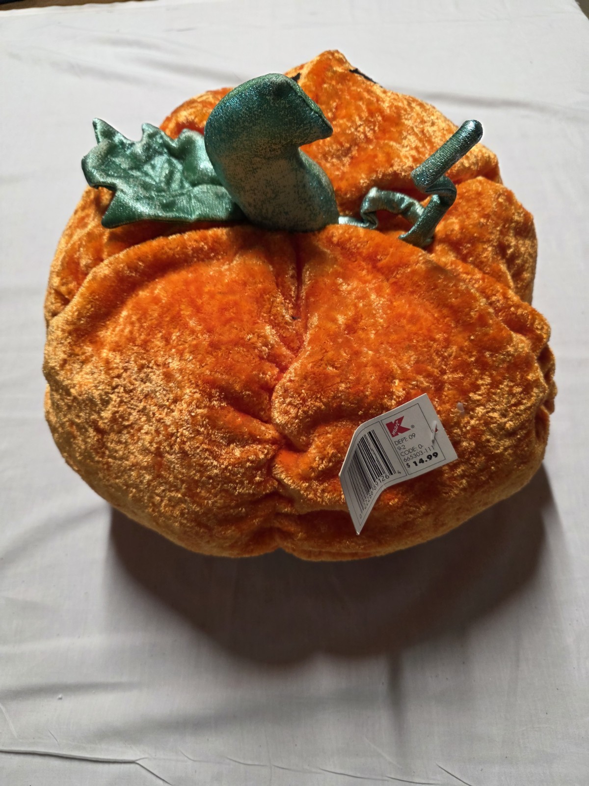 Happy Haunters Hat Topper Pumpkin NWT