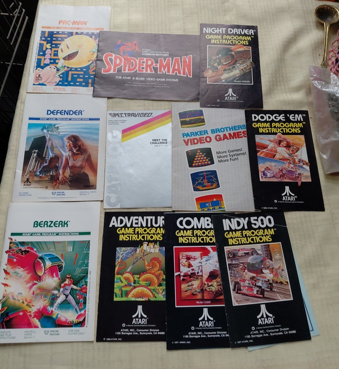 Atari Manuel's Lot of 11