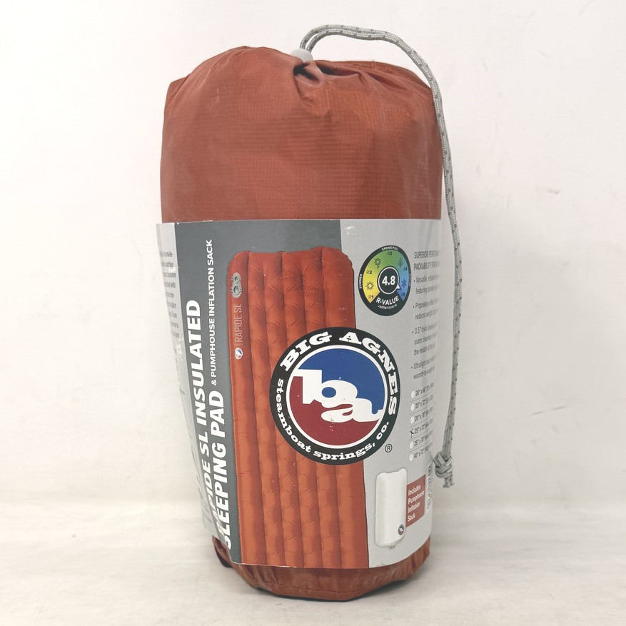 BIG AGNES 841487147082 WAPADS24-555 RAPIDE SL INSULATED REGULAR WID SLEEPING PAD