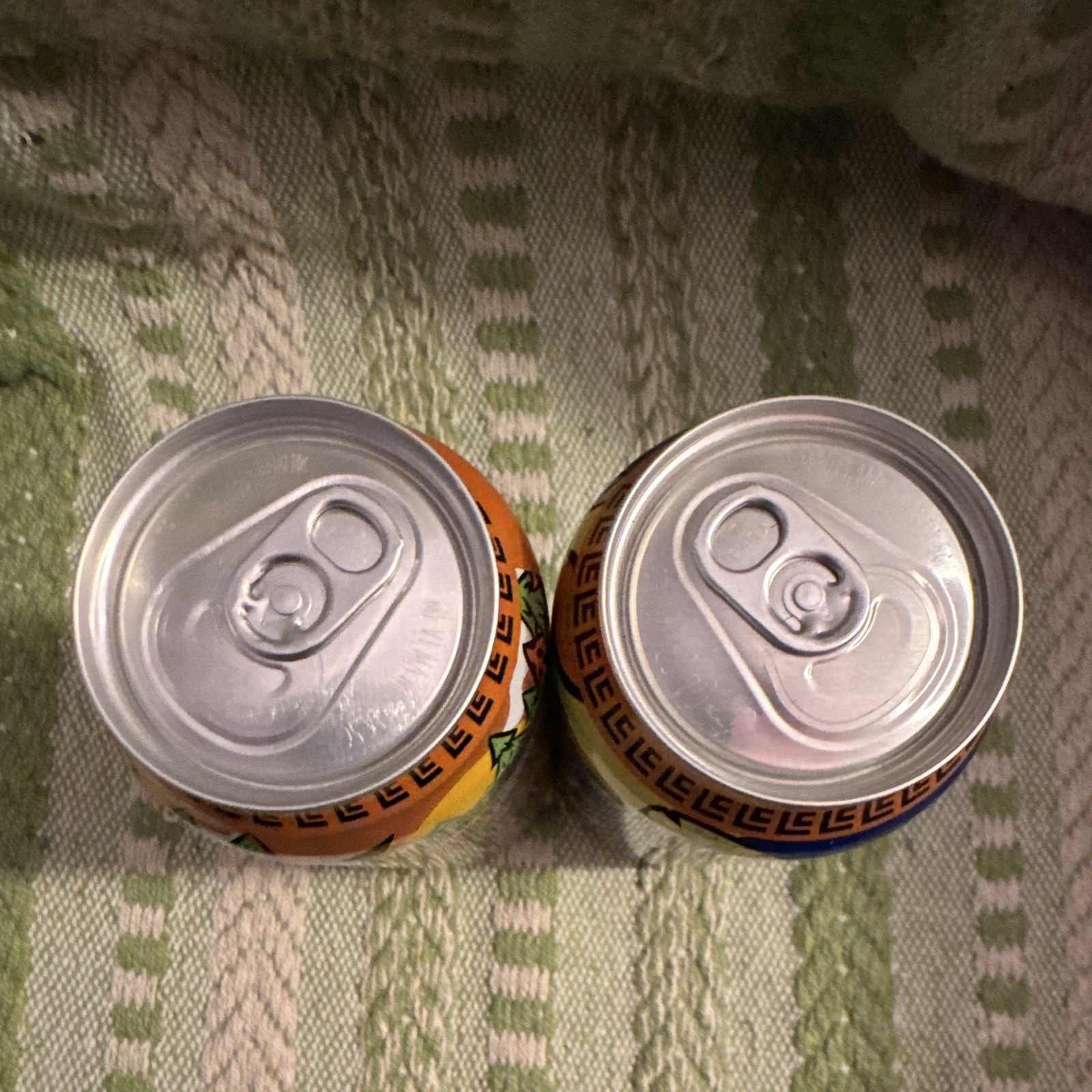 Mountain Dew Mango Rush & Pepsi Pineapple 16 oz Pull Tab Cans (2)