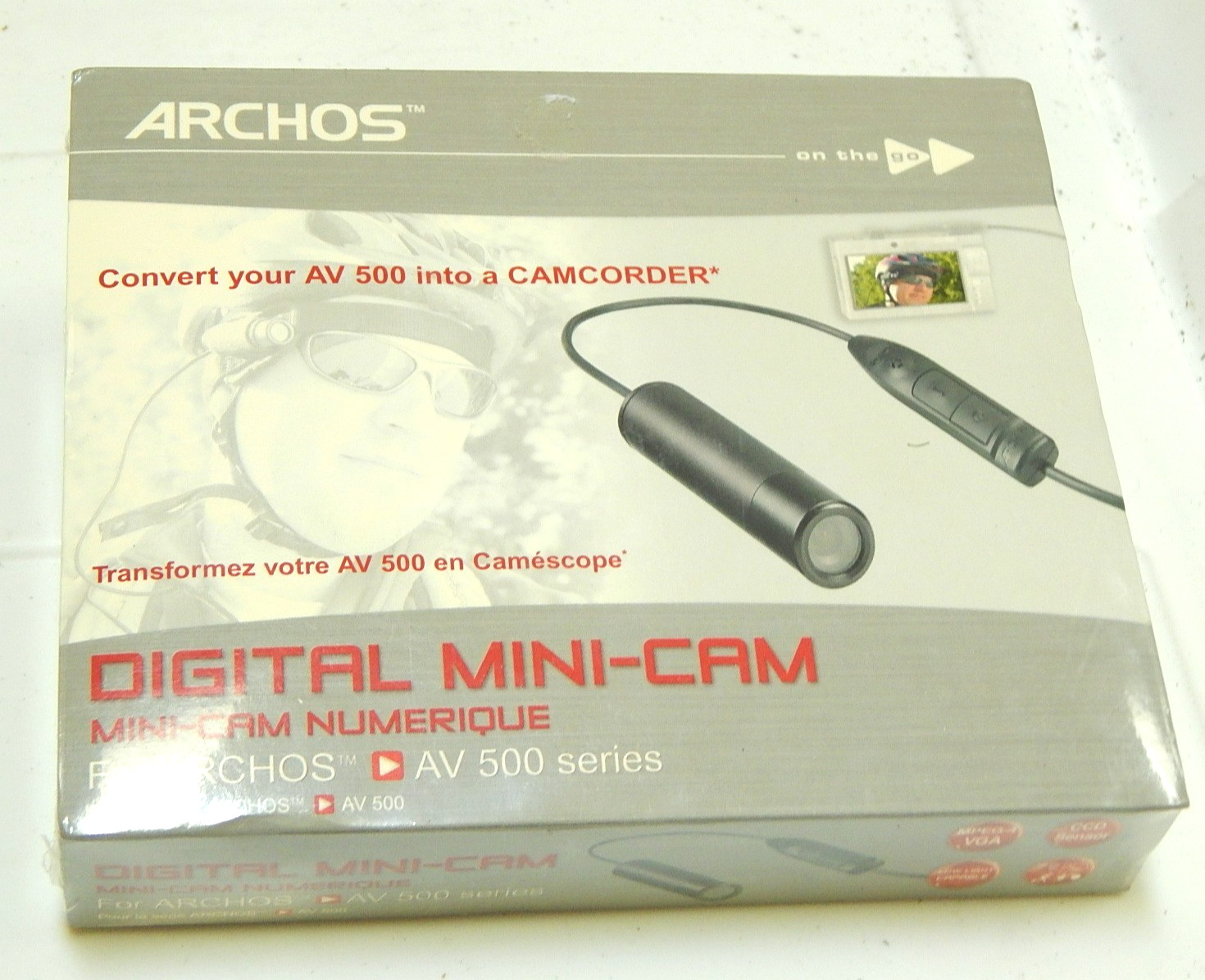 New Archos Digital Mini Cam Camera for AV500, AV 500, Sealed