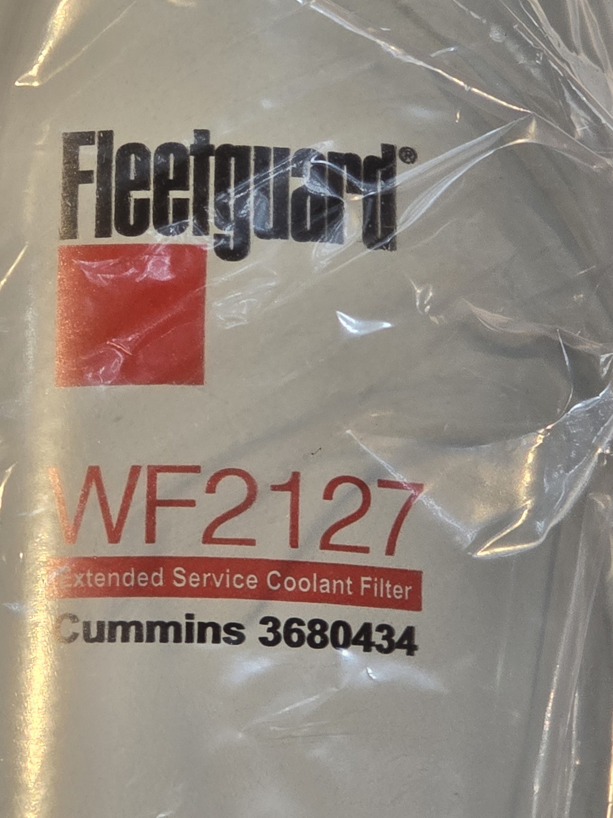 New Genuine Fleetguard WF2127 Water Filter