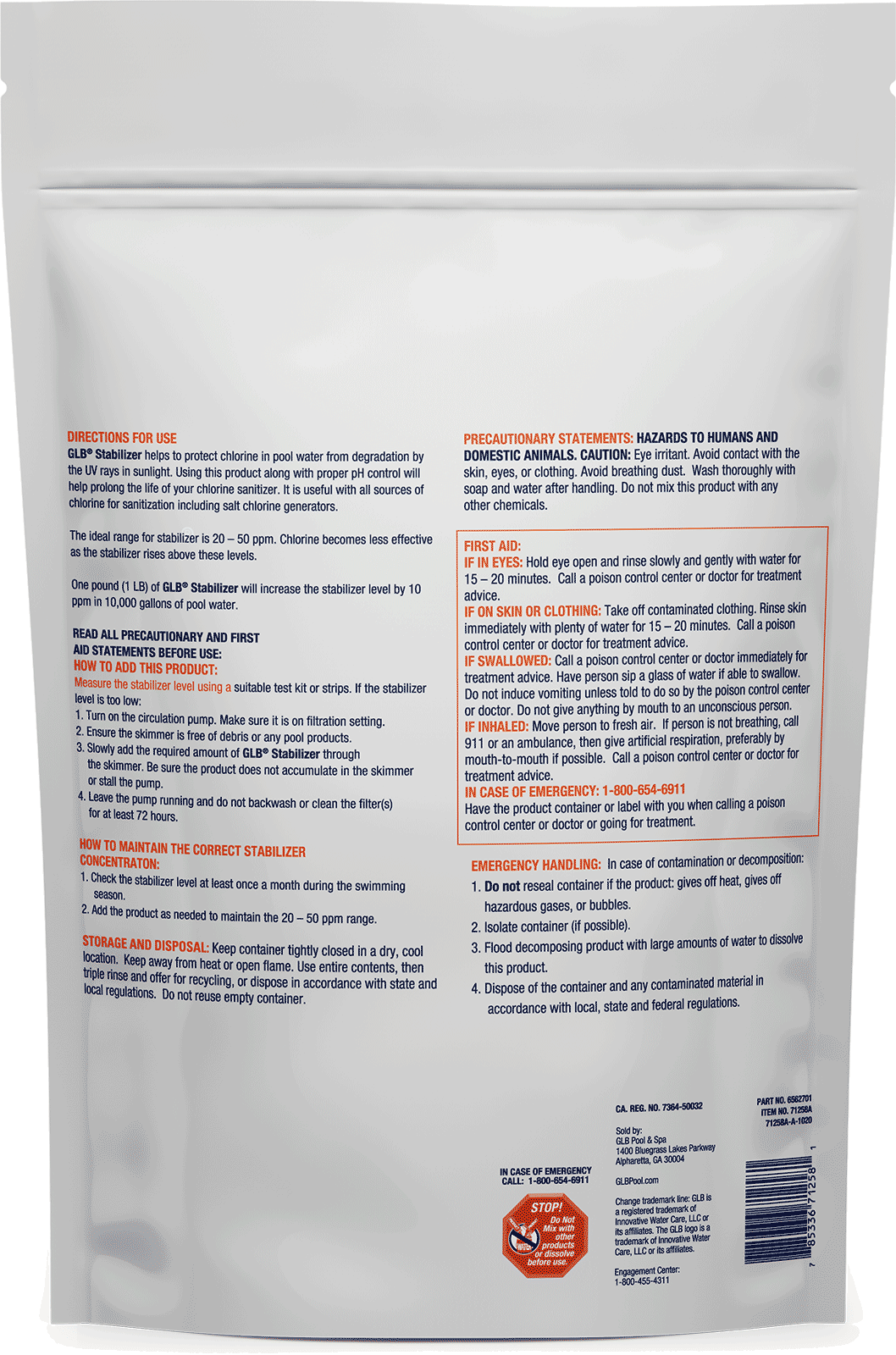 GLB Stabilizer 4lb.