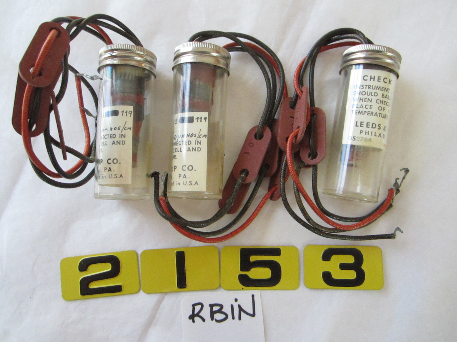 LEEDS & NORTHRUP 052764 CHECK COIL    LOT OF 3