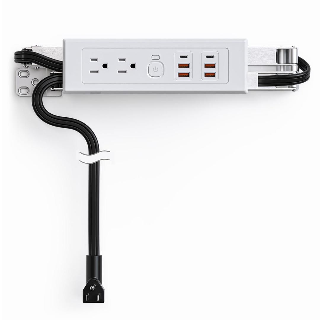 Drawer Outlet Kit PD30W USB-C Fast Charging Station Power Cabinet Plug Recessed