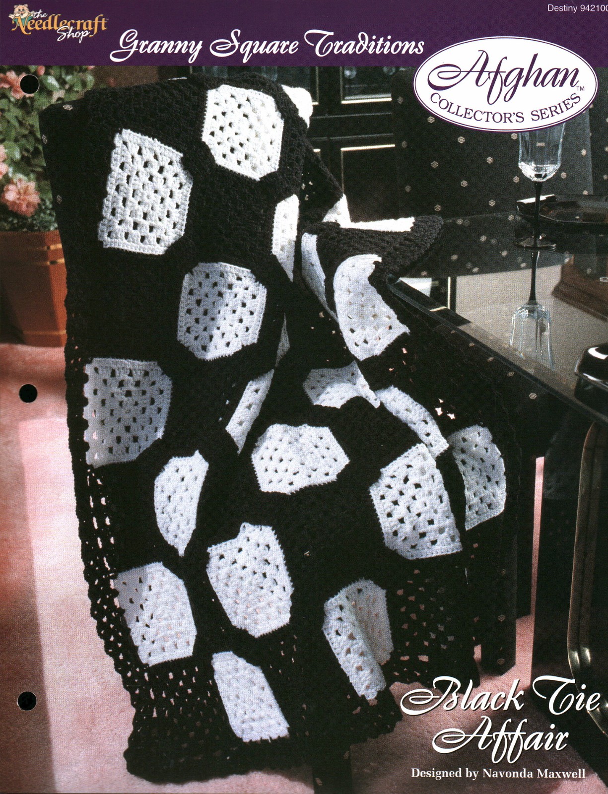 Black Tie Affair - Granny Square Trad | Needlecraft Shop Afghan Series 942100