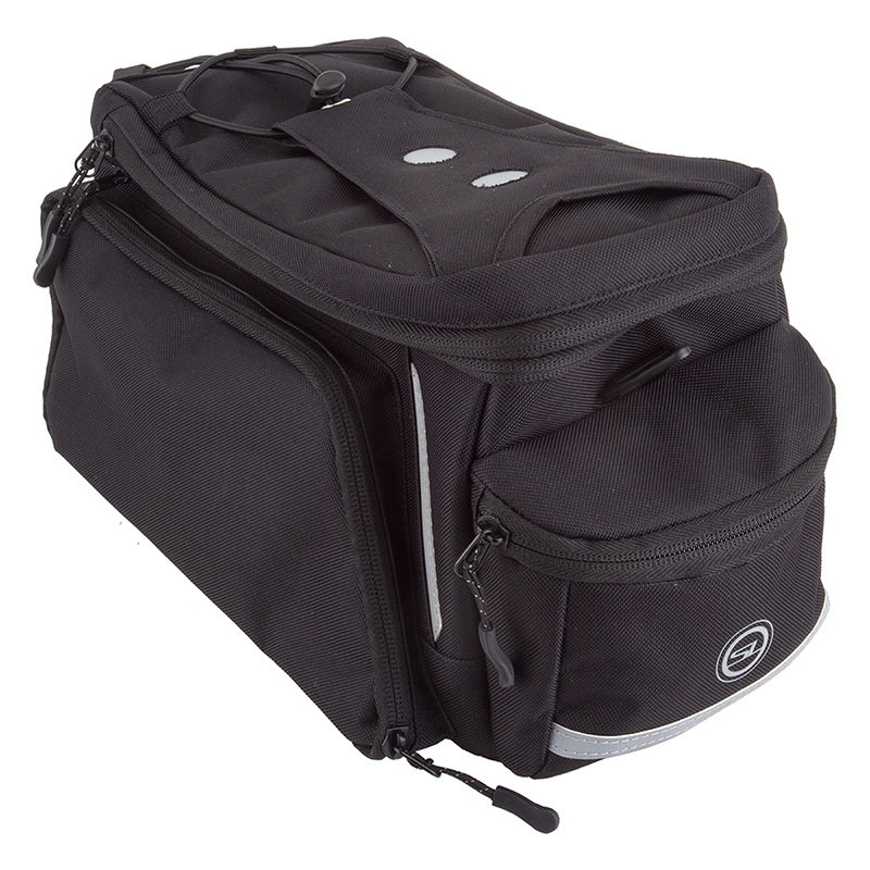 Sunlite RackPack Medium w/Side Pockets Bag Bag Rackpack Md W/side-pockets Bk (G)