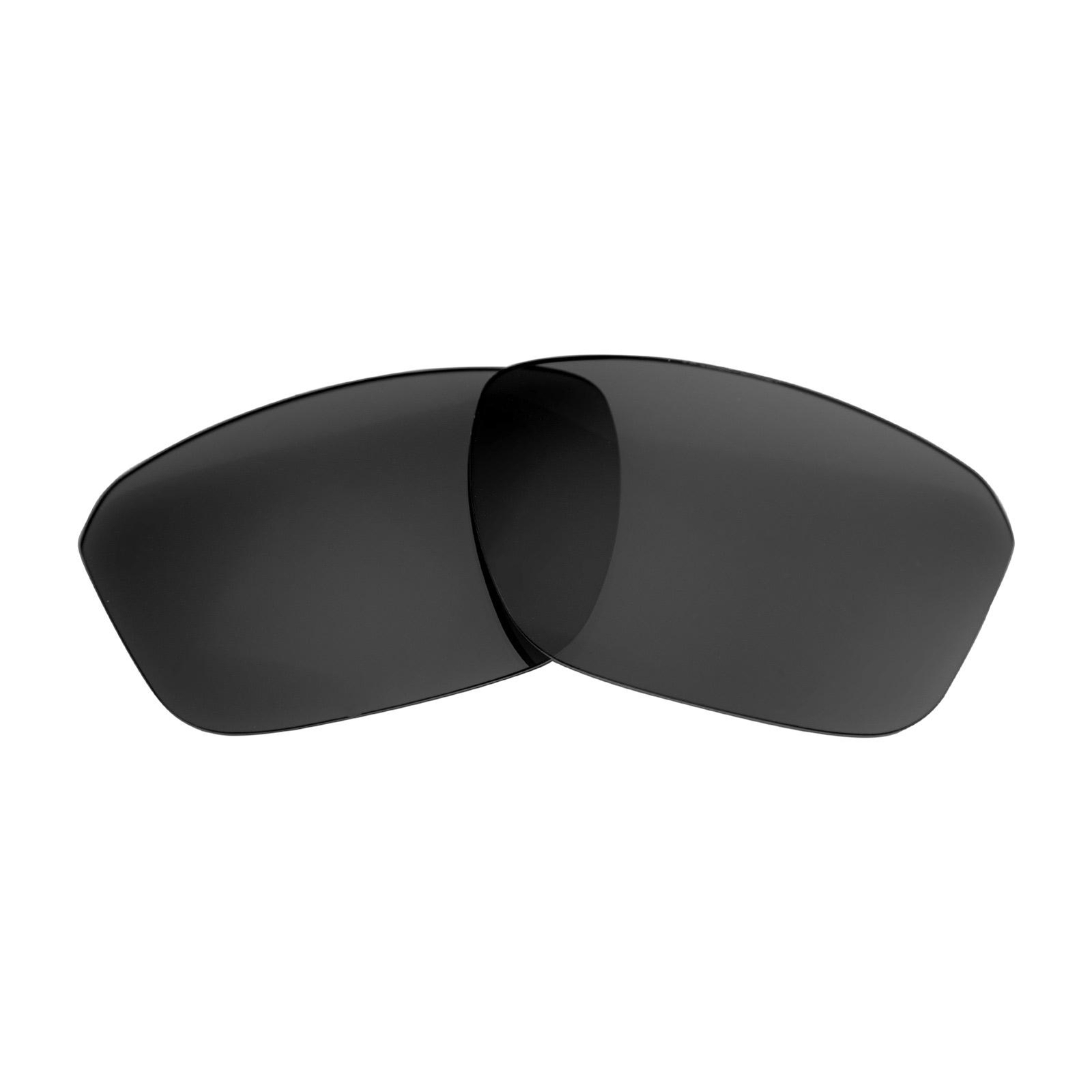 Walleva Black Polarized Replacement Lenses For Oakley Split Shot Sunglasses