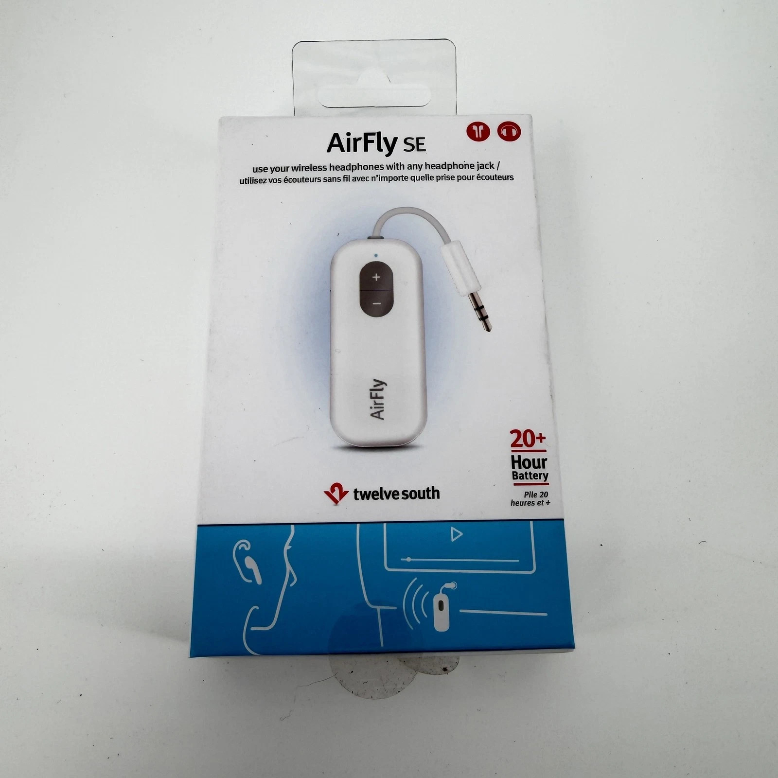New Twelve South AirFly SE -Bluetooth Wireless Audio Transmitter Adapter