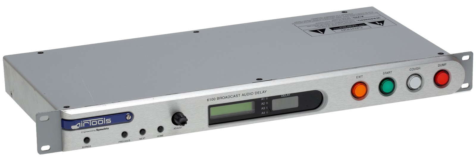 Symetrix Airtools 6100 AES Digital Audio Broadcast 20 Sec Profanity Delay DUMP