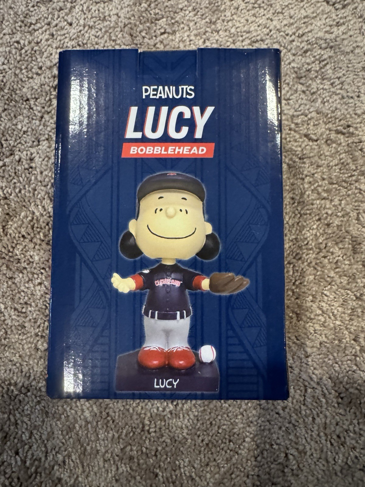 Cleveland Guardians Peanuts Lucy Bobblehead 2022 SGA – New in Box