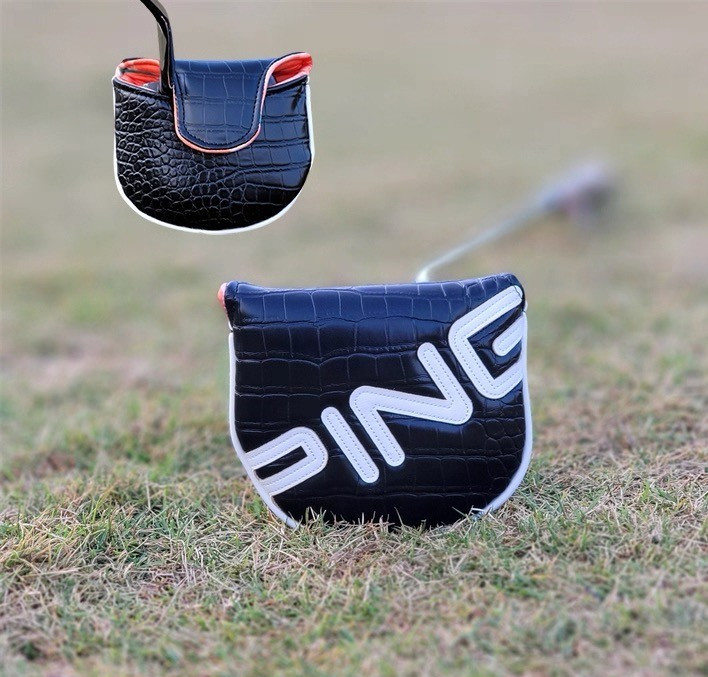 PING Mallet Putter Head Cover (Black)