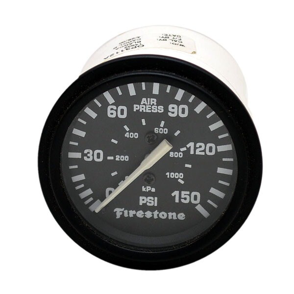 Faria Boat Air Pressure Gauge OP3112A | Firestone 2 Inch Euro Black