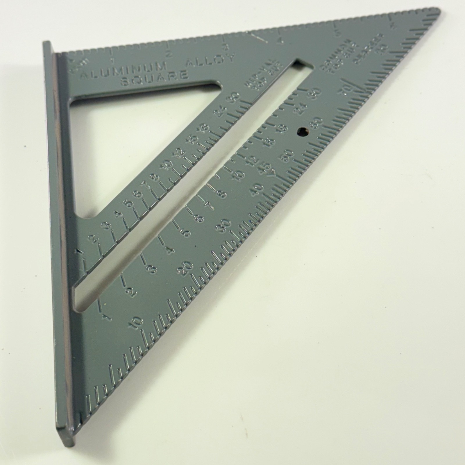 7" Aluminum Alloy Speed Square Rafter Layout Triangle Imperial Metric Degree