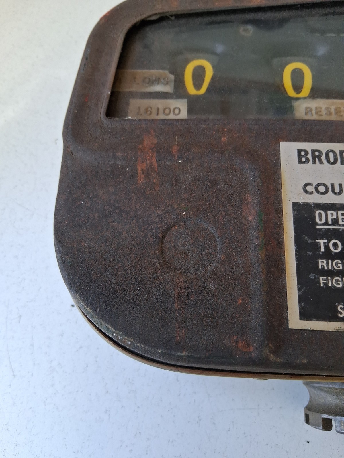 Brodie Meter 16100 Brodimatic Counter