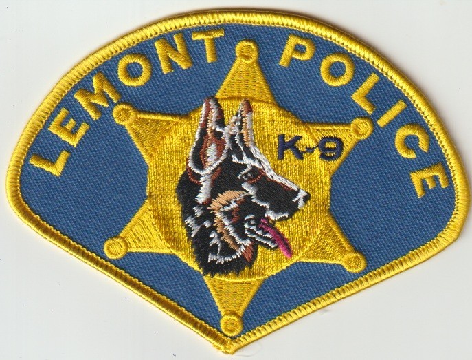 Lemont IL Police K-9 obsolete patch from Australia