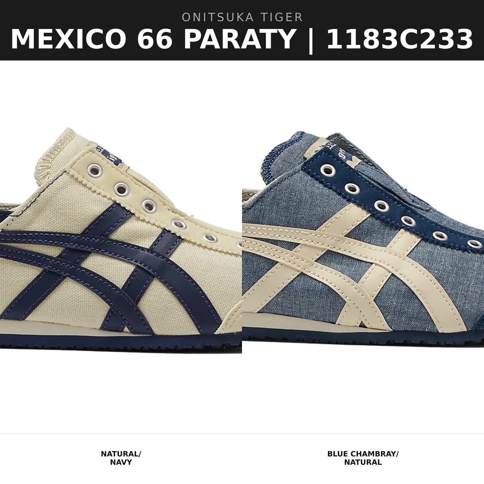Onitsuka Tiger MEXICO 66 PARATY 1183C233 2 Colors Unisex Adult Shoes Japan