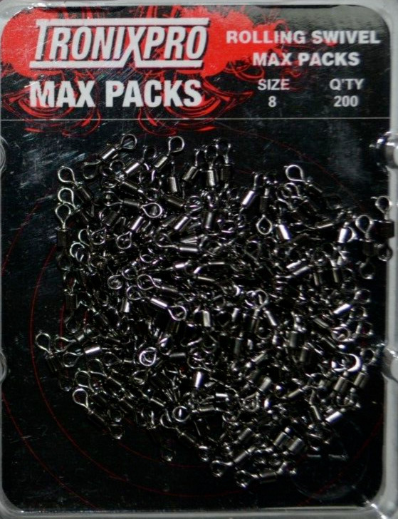 Tronixpro Rolling Swivel Size: 19 kg - 42 lbs / 200pcs in Pack