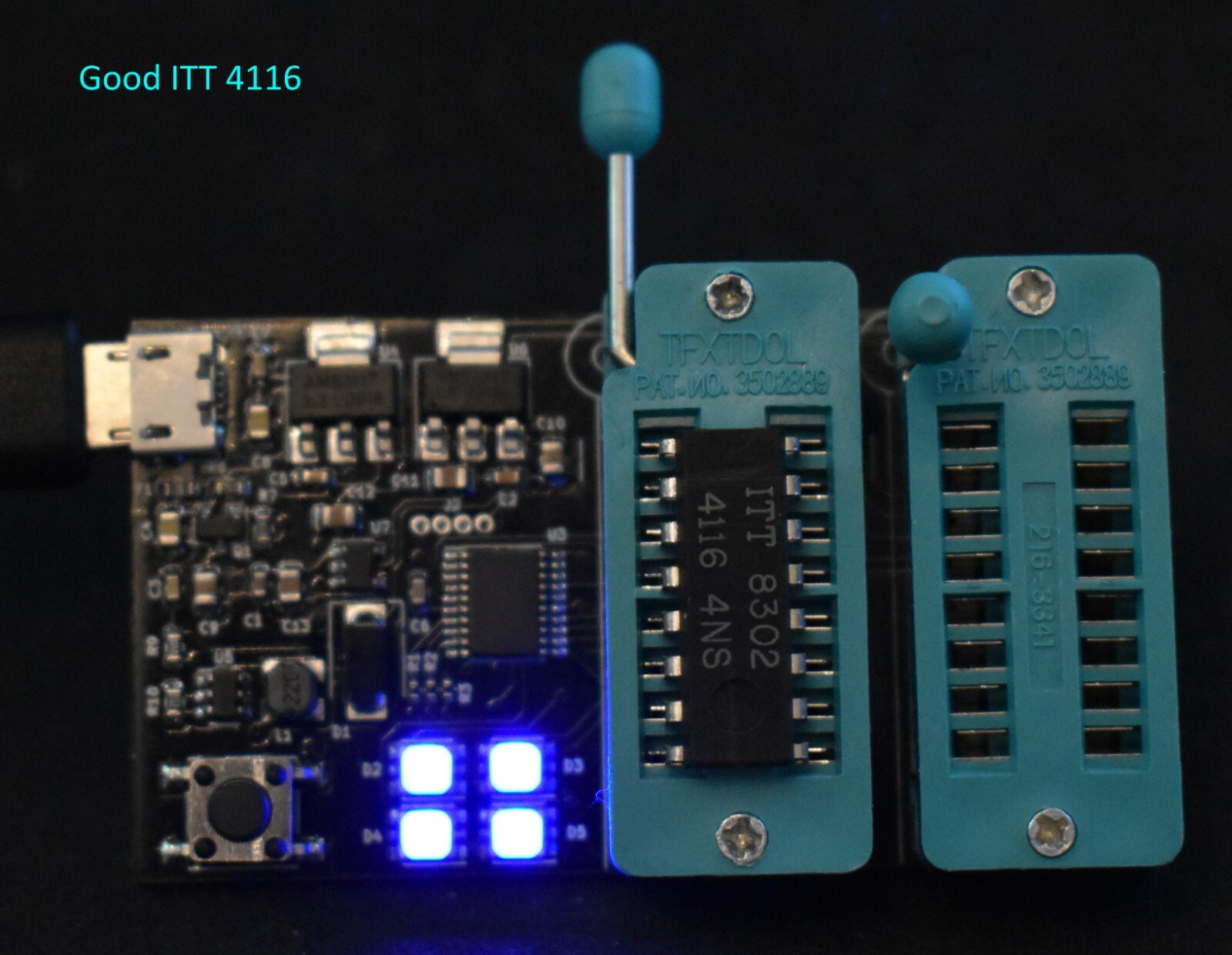 Dynamic RAM (DRAM) Tester for Retro Computers (4Kbit to 1Mbit).