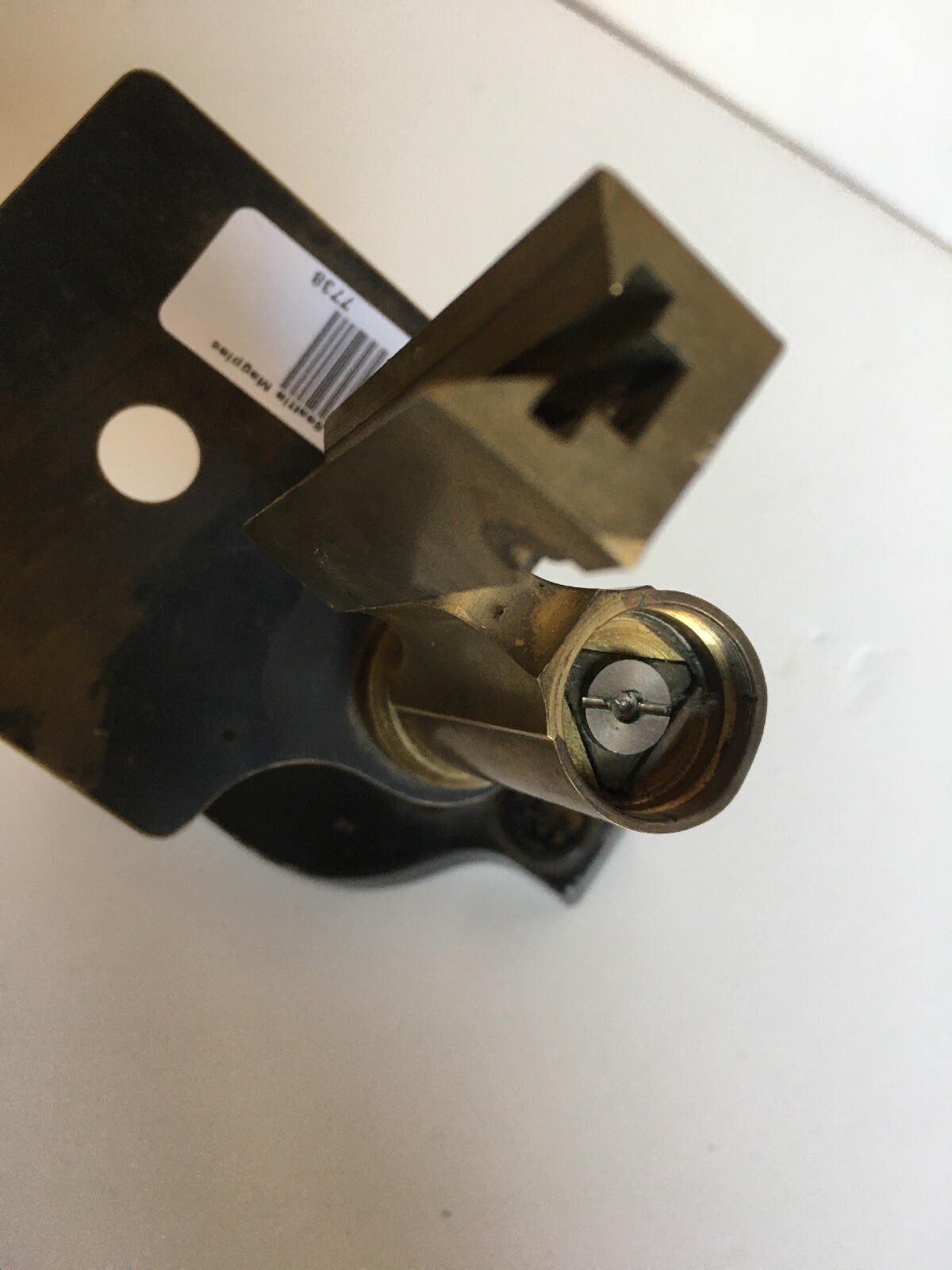 Vintage Bausch and Lomb microscope brass base - 62381