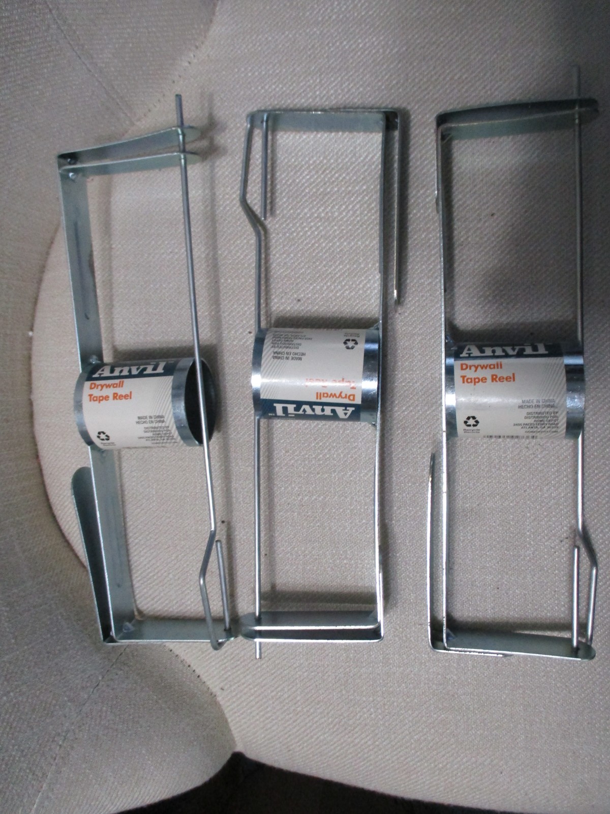 Lot of 3 NEW Steel Drywall Tape Reel (s) tape dispenser Anvil